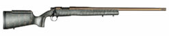 Christensen Arms 8010200601 Mesa Long Range 6.5 Creedmoor 4+1 16.25" Burnt Bronze Cerakote Threaded Barrel & Steel Drilled & Tapped Receiver, Green w/Black/Tan Webbing Adj Cheek Riser Polymer Stock