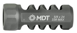 Mdt Sporting Goods Inc 109150RTI Hunt Brake  Black Titanium 5/8"x24 Threads 30Cal