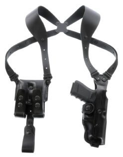 Galco VHS4212RB VHS 4.0 Shoulder System Black Leather Fits 1911 Fits 5" Barrel Ambidextrous