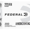 Federal AE223C American Eagle  223Rem 55gr Full Metal Jacket 200 Per Box/5 Case