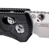 Hogue 24457 Mysto  3.40" Folding Clip Point Plain Black Stonewashed CPM MagnaCut Steel Blade, Maple Valley Richlite Black Handle