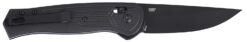 CRKT 7170K SERO  EDC 3.02" Folding Plain Black TiNi S35VN SS Blade, Black Textured GRN Handle