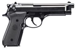 Beretta USA J92SB15 92SB Repro 50th Anniversary 9mm Luger 15+1 4.90" Blued Barrel, Polished Blued Engraved/Serrated Slide, Polished Anodized Aluminum Frame w/Beavertail, Black G10 Grip