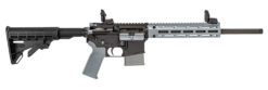 Tippmann Arms A101226 M4-22 LTE 22 LR 25+1 16" Black Parkerized Threaded Barrel, Matte Black Aluminum Receiver w/Picatinny Rail, Wolf Gray M-LOK Handguard Composite Forend, Black Polymer Stock, Gray G