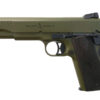 T R Imports 191145GREEN 1911 45 ACP 7+1 Overall Green Cerakote, Walnut Grip