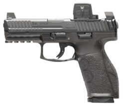 HK 81001356 VP9A1 X w/Optic Full Size Frame 9mm Luger 10+1 4.09" Black Barrel, Black Steel Serrated w/Optic Slide, Black Polymer Frame w/Picatinny Rail, Textured Grip, Vortex CCW