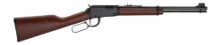 Henry H001Y22M Classic Youth 22 WMR 10+1 16.50" Blued Barrel, Black Aluminum Grooved Receiver, American Walnut Straight Grip Stock