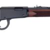 Henry H001PG22 Western 22 S/L/LR 15/17/21+1 18.50" Blued Round Barrel, Black Aluminum Grooved Receiver, American Walnut Fixed w/Pistol Grip Stock