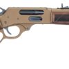 Henry H010XCW4570 Explorer Carbine 45-70 Gov 4+1 16.50" Burnt Bronze Cerakote Threaded Barrel, Burnt Bronze Cerakote Steel Drilled & Tapped Receiver, American Walnut Fixed w/Pistol Grip Stock