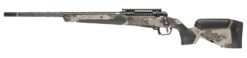 Savage Arms 32722 110 UltraLite Pro Full Size 308 Win 3+1 20" Carbon Fiber Barrel, Savage Woodland Camo Accufit V2 Synthetic Stock, Left Hand