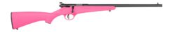 Savage Arms  Rascal F-SR 22 LR 1rd 16.13" Matte Black Single Shot Threaded Barrel, Pink Synthetic Stock, Right Hand