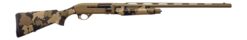 T R Imports A22026OS1 Alpha 2  20 Gauge 3" 4+1 26" Flat Dark Earth Cerakote Vent Rib Barrel & Receiver, Fixed Old School Camo Synthetic Stock