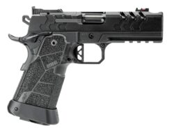 Kimber Mfg, Inc 3500073 2K11 Pro Compact 9mm Luger 19+1 4.25" Black DLC Stainless Steel Compensated Barrel & Lightening Cut/Optic Ready/Serrated Slide, Black Stainless Steel Frame w/Beavertail & Picat