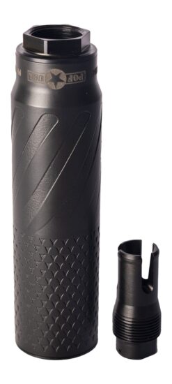 Patriot Ordnance Factory 02445 Patriot Suppression Technology PST-7 7.62mm Black Titanium 1.375"x24