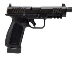 Rost Martin RM1FBLKOSPT RM1F Tactical 9mm Luger 24+1 4.50" Black Threaded Barrel, Black Nitron Steel Optic Ready/Serrated Slide, Black Polymer Frame w/Picatinny Rail, Interchangeable Backstrap Grip, R