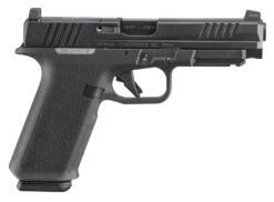 Ruger 19444 RXM  9mm Luger 17+1 4.50" Black FNC Nitride Alloy Steel Barrel & Optic Ready/Serrated Slide, Black Polymer Frame w/Accessory Rail, Textured Grip, RMR/RMSc/DeltaPoint Pro Footprint