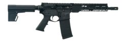 Faxon Firearms FXSPT3B105GA9 Sport  300 Blackout 30+1 10.50" Salt Bath Nitride Threaded Barrel, Aluminum Receiver w/Picatinny Rail, M-LOK Handguard, Black Polymer KAK Shockwave Pistol Brace, A2 Style