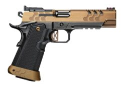 Kimber Mfg, Inc 3500057 2K11 Target 9mm Luger 10+1 Stainless Steel Lightening Cut/Optic Ready/Serrated Slide, Stainless Steel Frame w/Beavertail & Picatinny Rail