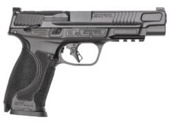 Smith & Wesson 14672 M&P M2.0 Metal 9mm Luger 17+1 5" Black Armornite Stainless Steel Barrel & Optic Ready/Serrated Slide, Black Armornite Stainless Steel Frame w/Picatinny Rail, Interchangeable Palms