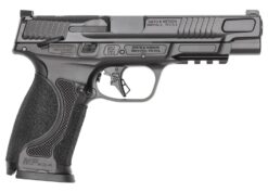Smith & Wesson 14673 M&P M2.0 Metal 9mm Luger 10+1 5" Black Armornite Stainless Steel Barrel & Optic Ready/Serrated Slide, Black Armornite Stainless Steel Frame w/Picatinny Rail, Interchangeable Palms