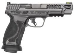 Smith & Wesson 14071 M&P M2.0 Competitor HD 9mm Luger 10+1 5" Overall Black Armornite Stainless Steel Spiral Fluted Barrel, Lightening Cut/Optic Ready/Serrated Slide & Stainless Steel Frame w/Picatinn
