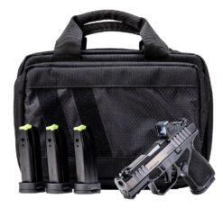 Rost Martin RM1SBLKOSP(COMP)SPL RM1S Comp Bundle 9mm Luger 12+1 15rd 3.60" Compensated Barrel, Black Nitron Steel Integrated Compensator/Serrated w/Optic Slide, Black Polymer Frame w/Picatinny Rail, T