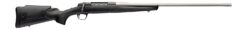 Browning 036118226 X-Bolt 2 Western Hunter Special Full Size 30-06 Springfield 4+1 22" Matte Stainless Threaded Barrel, Matte Stainless Steel Drilled & Tapped Receiver, Black Adj Comb Synthetic, Stock