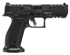 Walther Arms 289700810 PDP  Full Size 9mm Luger 10+1 4.50" Black Polygonal Rifled Barrel, Black Optic Ready/Serrated Slide, Black Steel Frame w/Picatinny Rail, Textured Wraparound Grip