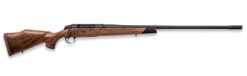 Weatherby 3WASD25RWR6B 307 Adventure SD 25 WBY RPM 3+1 24" +2" Graphite Black Cerakote Fluted Threaded Barrel, Graphite Black Cerakote Steel Drilled & Tapped Receiver, Walnut Fixed Stock, Right Hand