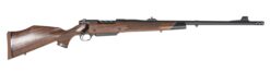 Weatherby MFT01N300WR6B Mark V Frontier Full Size 300 WBY Mag 3+1 24" + 2" Graphite Black Cerakote Threaded Barrel, Graphite Black Cerakote Steel Drilled & Tapped Receiver, Oiled Walnut Monte Carlo St