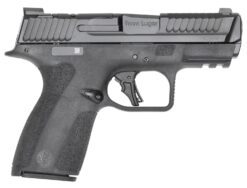 Smith & Wesson 14459 M&P Shield X *CA Compliant Sub-Compact Frame 9mm Luger 10+1 3.60" Black Armornite Stainless Steel Barrel & Optic Ready/Serrated Slide, Black Polymer Frame w/Picatinny Rail, Black