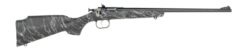 Crickett KSA2344 My First Rifle Gen2 22 LR 1rd 16.13" Blued Single Shot Barrel, Drilled & Tapped Receiver, Black w/White Webbing Fixed Synthetic Stock