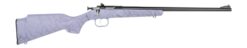 Crickett KSA2345 My First Rifle Gen2 22 LR 1rd 16.10" Blued Single Shot Barrel, Blued Drilled & Tapped Receiver, Purple w/Black Webbing Fixed Synthetic Stock