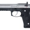 Langdon Tactical Tech 92E2TJRR Beretta 92 Elite  Full Size 9mm Luger 18+1 4.70" Stainless Barrel, Inox Stainless Steel Optic Ready/Serrated Slide, Black Anodized Aluminum Frame w/Picatinny Rail, Textu