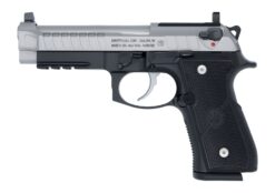 Langdon Tactical Tech 92E2TJRR Beretta 92 Elite  Full Size 9mm Luger 18+1 4.70" Stainless Barrel, Inox Stainless Steel Optic Ready/Serrated Slide, Black Anodized Aluminum Frame w/Picatinny Rail, Textu