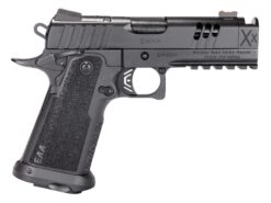 Girsan 395065 Witness2311 CMXX 9mm Luger 17+1 4.25" Black Ported w/Integral Compensator Bull Barrel, Black Steel Lightening Cut/Optic Ready/Serrated Slide, Black Polymer Frame w/Beavertail & Picatinny