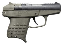 Kel-Tec PR3ATGRN10 PR-3AT Compact Frame 380 ACP 10+1 2.85" Black Rotating Barrel Shroud, Green Polymer Frame