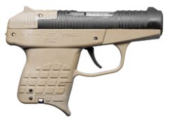 Kel-Tec PR3ATTAN10 PR-3AT Compact Frame 380 ACP 10+1 2.85" Black Rotating Barrel Shroud, Tan Polymer Frame