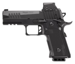 Sig Sauer 211CA9GT4RXSL P211 GT4 w/Optic Carry 9mm Luger 21+1 4.20" Black Barrel, Black Nitron Stainless Steel Serrated w/Optic Slide & Stainless Steel Frame w/Beavertail & Picatinny Rail, G10 Grip Pa