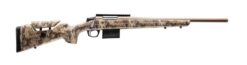 CVA CR4050 Cascade Varmint Hunter 204 Ruger 10+1 20" Flat Dark Earth Cerakote Threaded Barrel & Receiver w/Picatinny Rail, Krytek Highlander Adj Comb & LOP Synthetic Stock