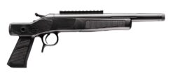 CVA CP801 Scout XP 223 Rem 1rd 11.50" Matte Stainless Steel Fluted Threaded Barrel, Picatinny Rail, Graphite Black XP Pistol Grip
