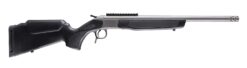 CVA CR4435S Cascade Takedown 243 Win 1rd 20" Matte Stainless Steel Threaded Barrel & Receiver w/Picatinny Rail, Black Synthetic Stock