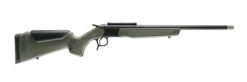 CVA CR4919 Scout Spur 28 Gauge 1rd Blued Steel Receiver Picatinny Rail Receiver OD Green Synthetic Stock
