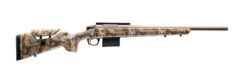 CVA CR4056 Cascade Varmint Hunter 6mm Creedmoor 10+1 20" Flat Dark Earth Cerakote Threaded Barrel & Receiver w/Picatinny Rail, Krytek Highlander Adj Comb & LOP Synthetic Stock