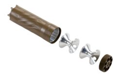 Anechoic PSQ-FDE Pipsqueak 22 22 Cal 1.10" FDE Titanium 1/2"x28