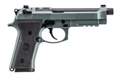Beretta USA JS92M9A4GLUN15 M9A4 Overlanding Full Size Frame 9mm Luger 15+1 5.10" Black Threaded Barrel, Lunar Cerakote Steel Optic Ready/Serrated Slide, Lunar Cerakote Aluminum Frame w/Beavertail & Pi