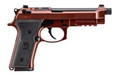Beretta USA JS92M9A4GCLA10 M9A4 Overlanding Full Size Frame 9mm Luger 10+1 5.10" Black Threaded Barrel, Clay Cerakote Steel Optic Ready/Serrated Slide, Clay Cerakote Aluminum Frame w/Beavertail & Pica
