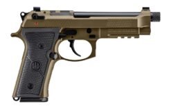 Beretta USA JS92M9A4GBRZ15 M9A4 Overlanding Full Size Frame 9mm Luger 15+1 5.10" Black Threaded Barrel, Nomad Bronze Cerakote Steel Optic Ready/Serrated Slide, Nomad Bronze Cerakote Aluminum Frame w/B