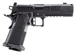 Alpha Foxtrot AA39X2CIG-XDBK17 AF1911 Romulus 10mm Auto 18+1 4.25" Black DLC Stainless Steel Threaded Compensated Barrel, Optic Ready/Serrated Slide & Frame w/Beavertail & Picatinny Rail, RMSc/RMR Foo