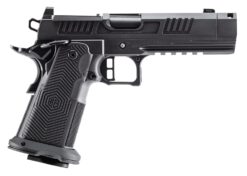 Alpha Foxtrot AA39X4CIG-XDBK13 AF1911 Romulus 45 ACP 13+1 4.25" Black DLC Stainless Steel Threaded Compensated Barrel, Optic Ready/Serrated Slide & Frame w/Beavertail & Picatinny Rail, RMR/RMSc Footpr